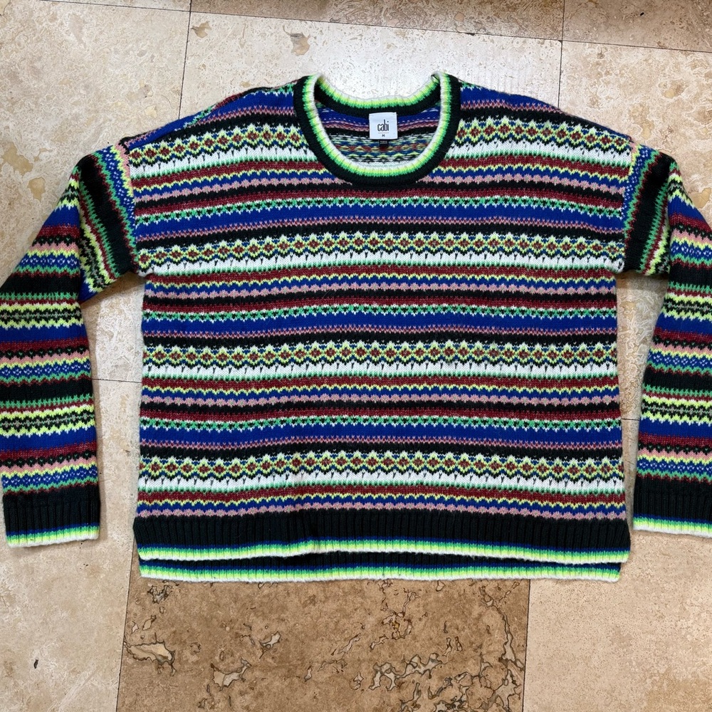 Cabi Striped Sweater-  Medium